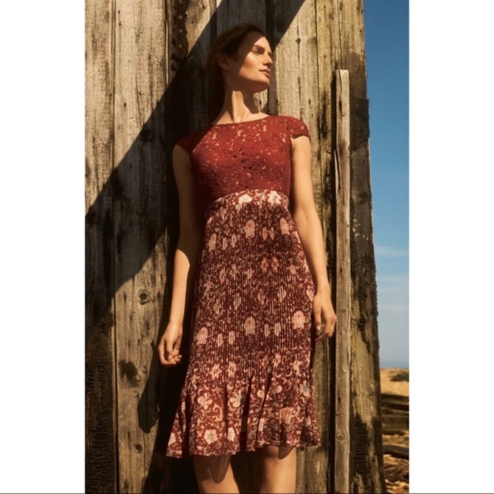 Anthropologie tracey reese Arcadia Midi Dress new - Picture 2 of 8